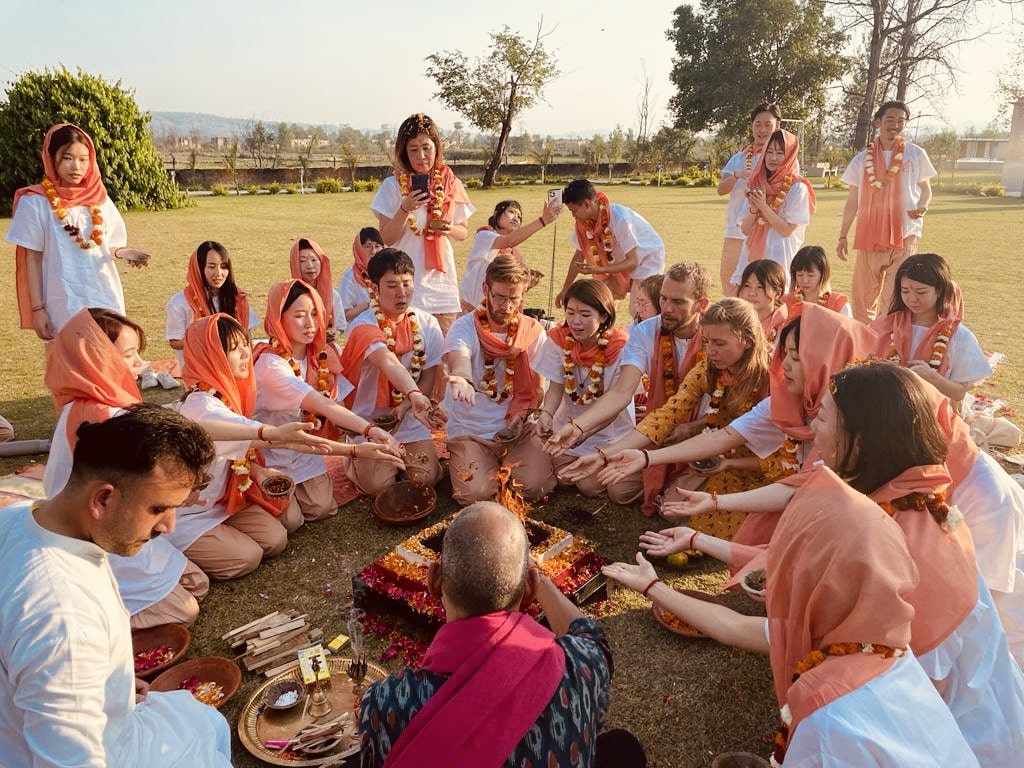 Fire Ceremony, Yoga Vini Ashram